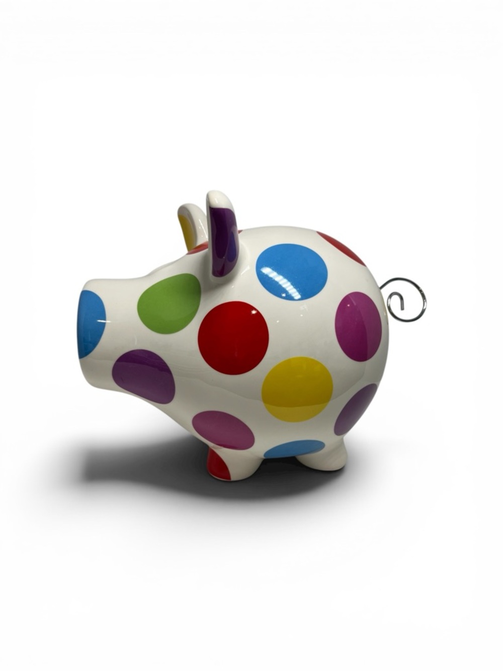 NEW SALT & PEPPER OINK PIGGY BANK POLKA DOT MONEY BOX